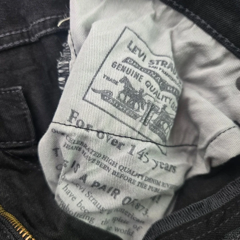 Levi's Jeans 511 Slim Fit 34x30 Black Denim WaterLess Mens Pants Casual
